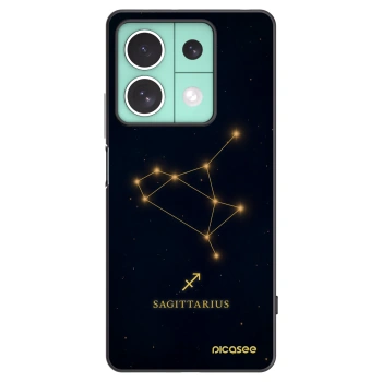 Picasee silikonski črni ovitek za Xiaomi Redmi Note 13 5G - SAGITTARIUS