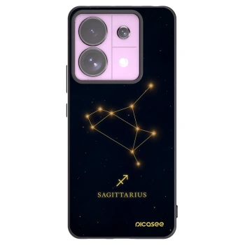 Picasee silikonski črni ovitek za Xiaomi Redmi Note 13 Pro 5G - SAGITTARIUS