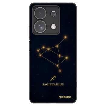 Picasee silikonski črni ovitek za Xiaomi Redmi Note 13 Pro 4G - SAGITTARIUS
