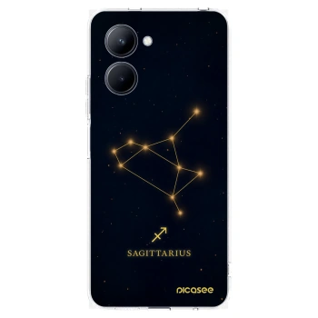 Picasee silikonski prozorni ovitek za Realme C33 (2023) - SAGITTARIUS