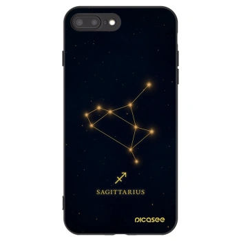 Picasee silikonski črni ovitek za Apple iPhone 7 Plus - SAGITTARIUS