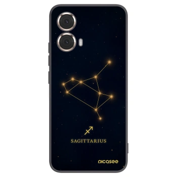 Picasee silikonski črni ovitek za Motorola Moto G85 - SAGITTARIUS