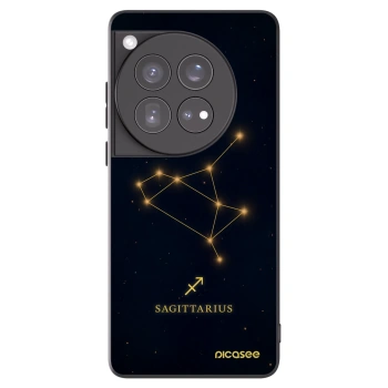Picasee silikonski črni ovitek za OnePlus 12 5G - SAGITTARIUS