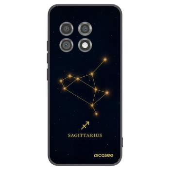 Picasee silikonski črni ovitek za OnePlus 11 5G - SAGITTARIUS