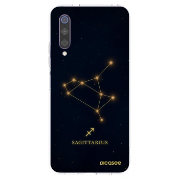 Picasee silikonski prozorni ovitek za Xiaomi Mi 9 - SAGITTARIUS