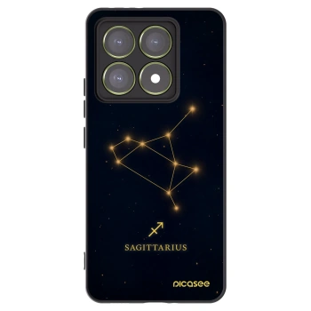 Picasee silikonski črni ovitek za Xiaomi 14T - SAGITTARIUS