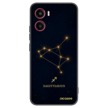 Picasee silikonski črni ovitek za Motorola Moto G05 - SAGITTARIUS