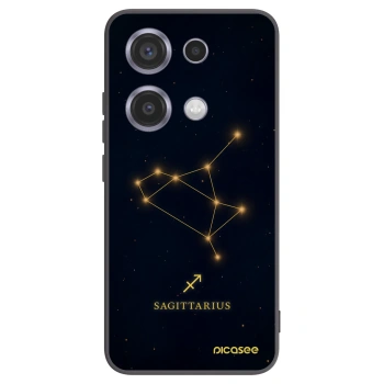Picasee silikonski črni ovitek za Xiaomi Redmi Note 14S - SAGITTARIUS