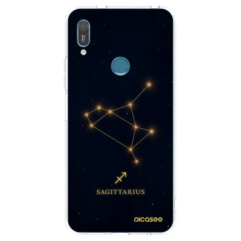 Picasee silikonski prozorni ovitek za Huawei Y6 2019 - SAGITTARIUS