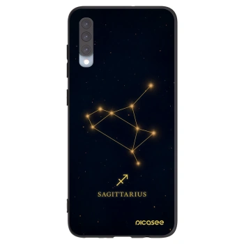 Picasee silikonski črni ovitek za Samsung Galaxy A70 A705F - SAGITTARIUS