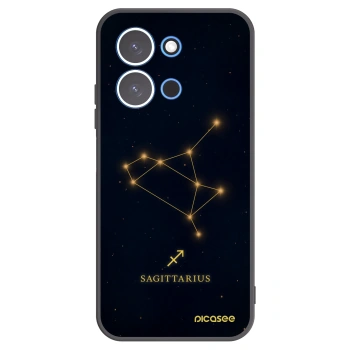Picasee silikonski črni ovitek za Xiaomi Redmi 15C 4G - SAGITTARIUS