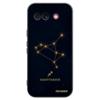 Picasee silikonski črni ovitek za Google Pixel 10a - SAGITTARIUS