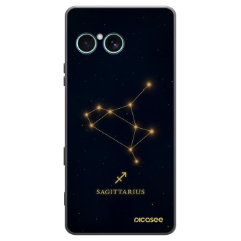 Picasee silikonski črni ovitek za Sony Xperia 10 VII - SAGITTARIUS