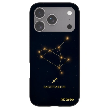 Picasee silikonski črni ovitek za Apple iPhone 18 Pro - SAGITTARIUS