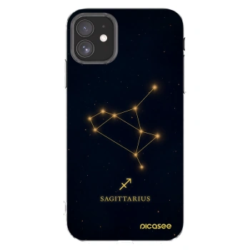 Picasee silikonski prozorni ovitek za Apple iPhone 11 - SAGITTARIUS