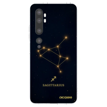 Picasee silikonski prozorni ovitek za Xiaomi Mi Note 10 (Pro) - SAGITTARIUS