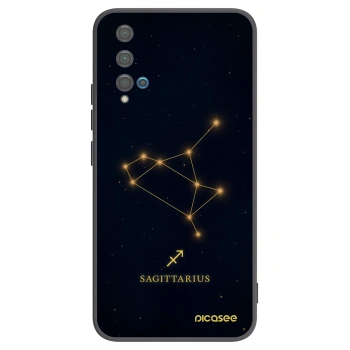 Picasee silikonski črni ovitek za Huawei Nova 5T - SAGITTARIUS