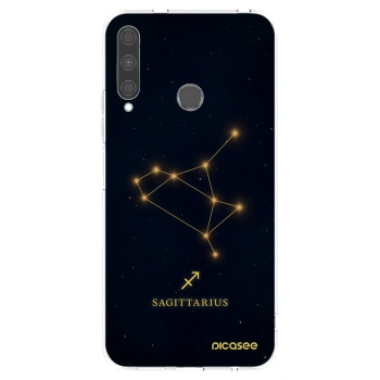 Picasee silikonski prozorni ovitek za Huawei P40 Lite E - SAGITTARIUS