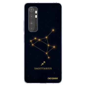Picasee silikonski prozorni ovitek za Xiaomi Mi Note 10 Lite - SAGITTARIUS