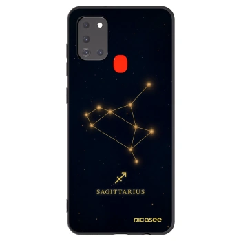 Picasee silikonski črni ovitek za Samsung Galaxy A21s - SAGITTARIUS