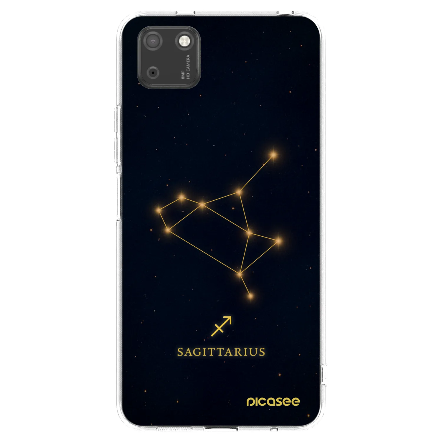 Picasee silikonski prozorni ovitek za Huawei Y5P - SAGITTARIUS