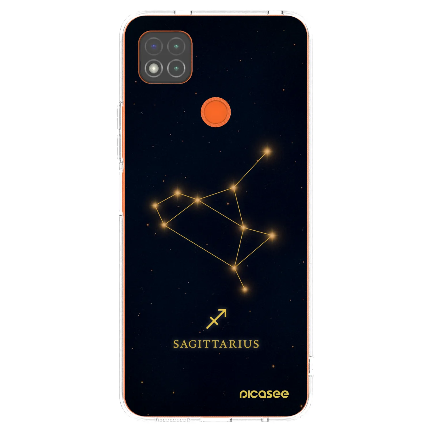 Picasee silikonski prozorni ovitek za Xiaomi Redmi 9C - SAGITTARIUS