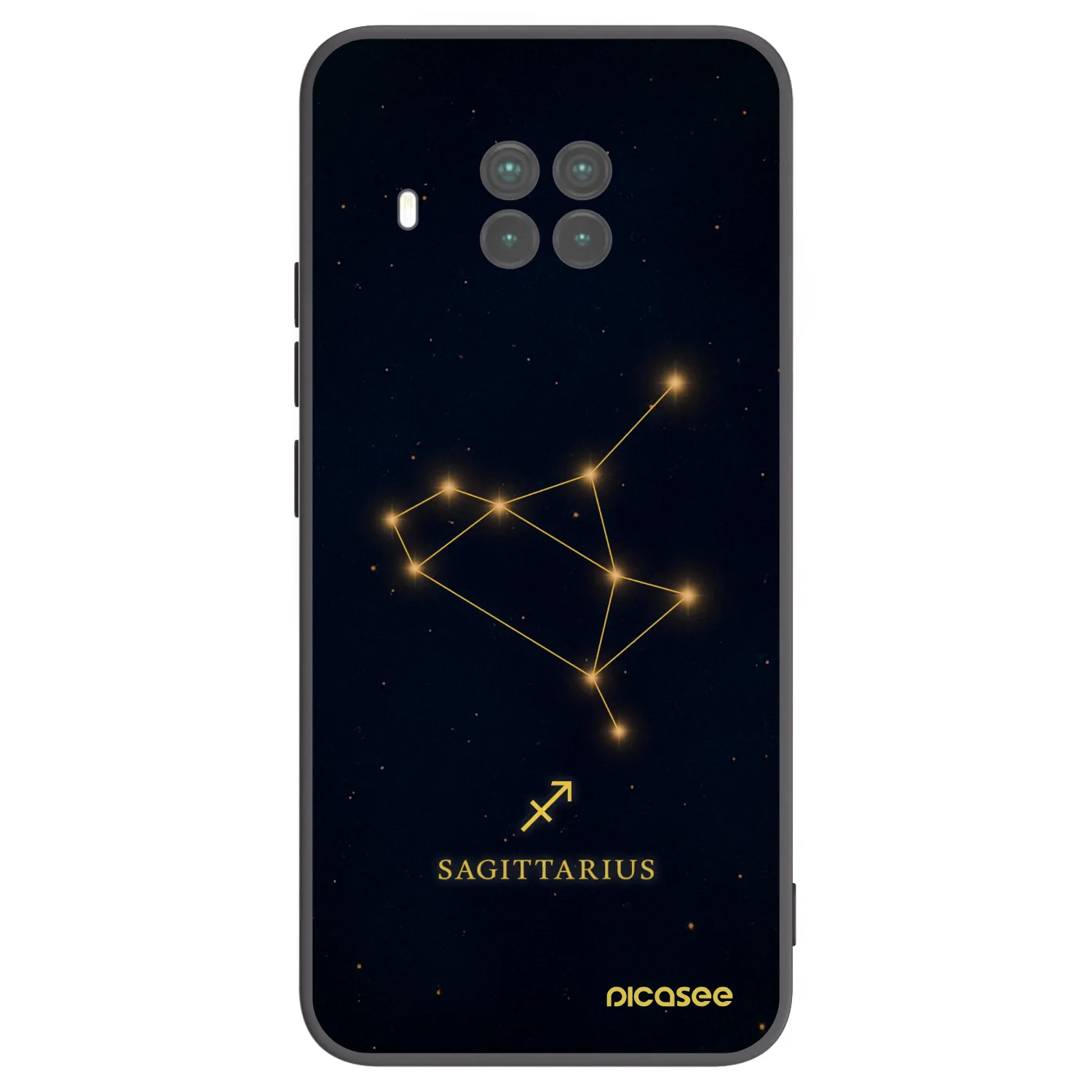 Picasee silikonski črni ovitek za Xiaomi Mi 10T Lite - SAGITTARIUS
