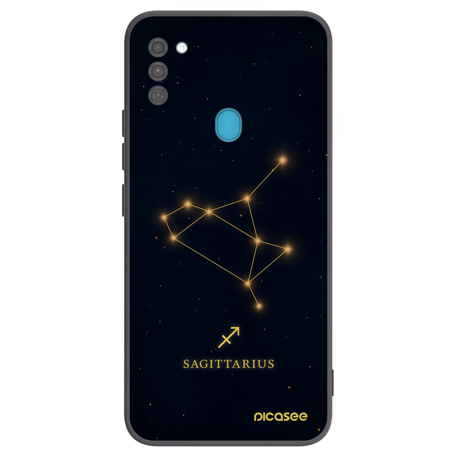 Picasee silikonski črni ovitek za Samsung Galaxy M11 - SAGITTARIUS