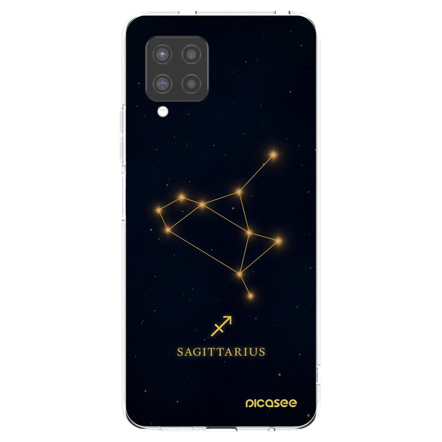 Picasee silikonski prozorni ovitek za Samsung Galaxy A42 A426B - SAGITTARIUS