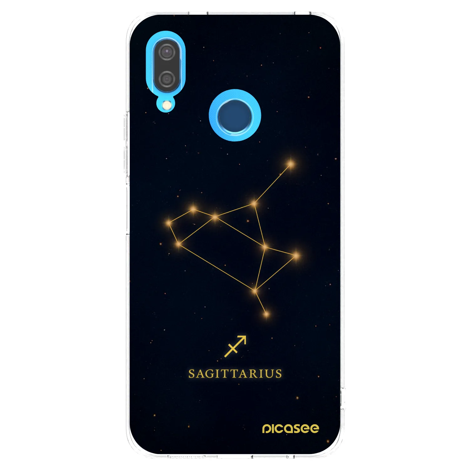 Picasee silikonski prozorni ovitek za Huawei P20 Lite - SAGITTARIUS