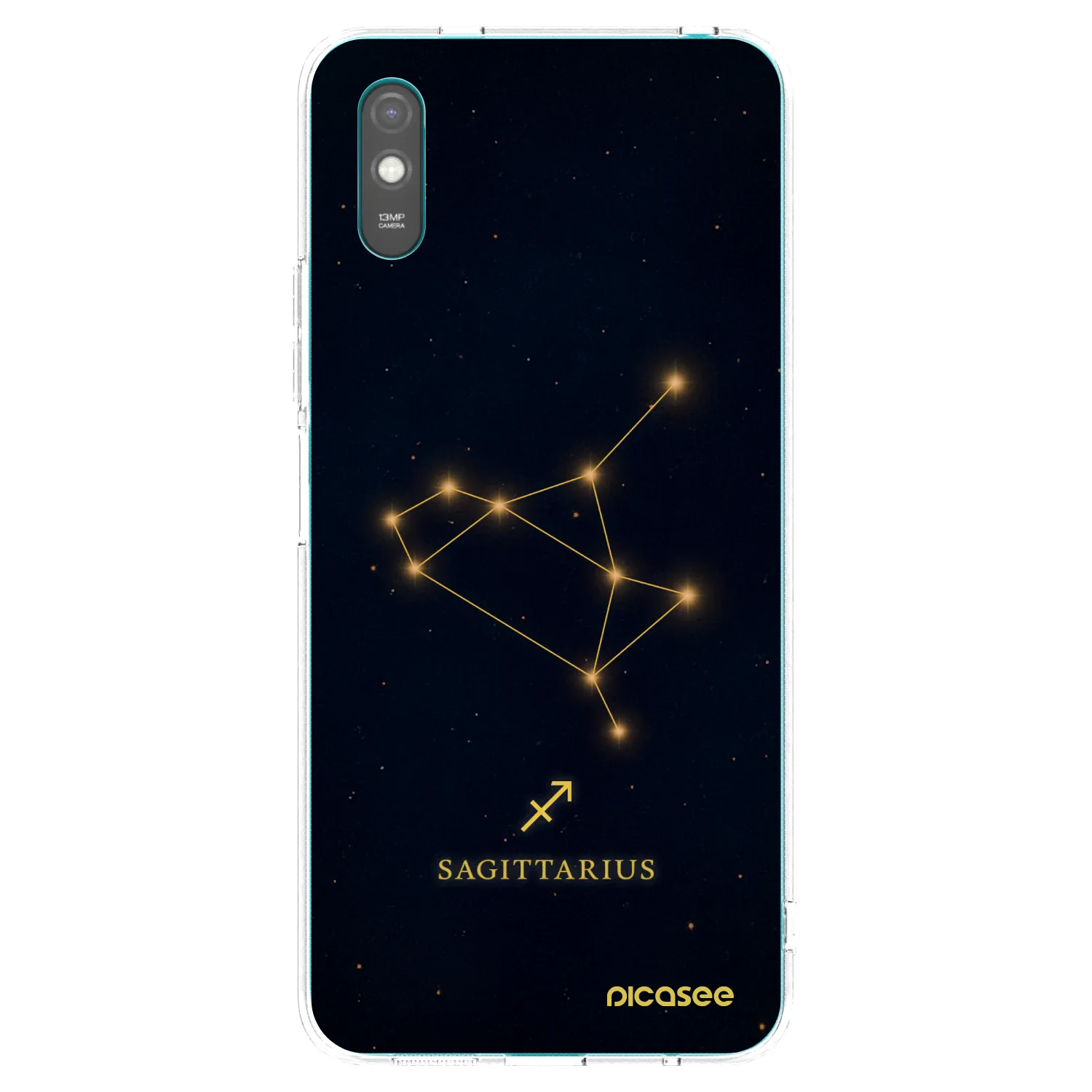 Picasee silikonski prozorni ovitek za Xiaomi Redmi 9AT - SAGITTARIUS