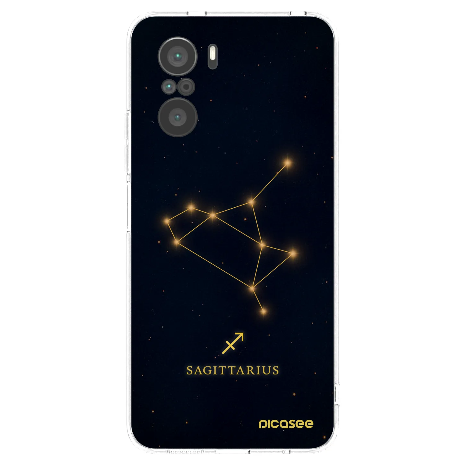 Picasee silikonski prozorni ovitek za Xiaomi Poco F3 - SAGITTARIUS