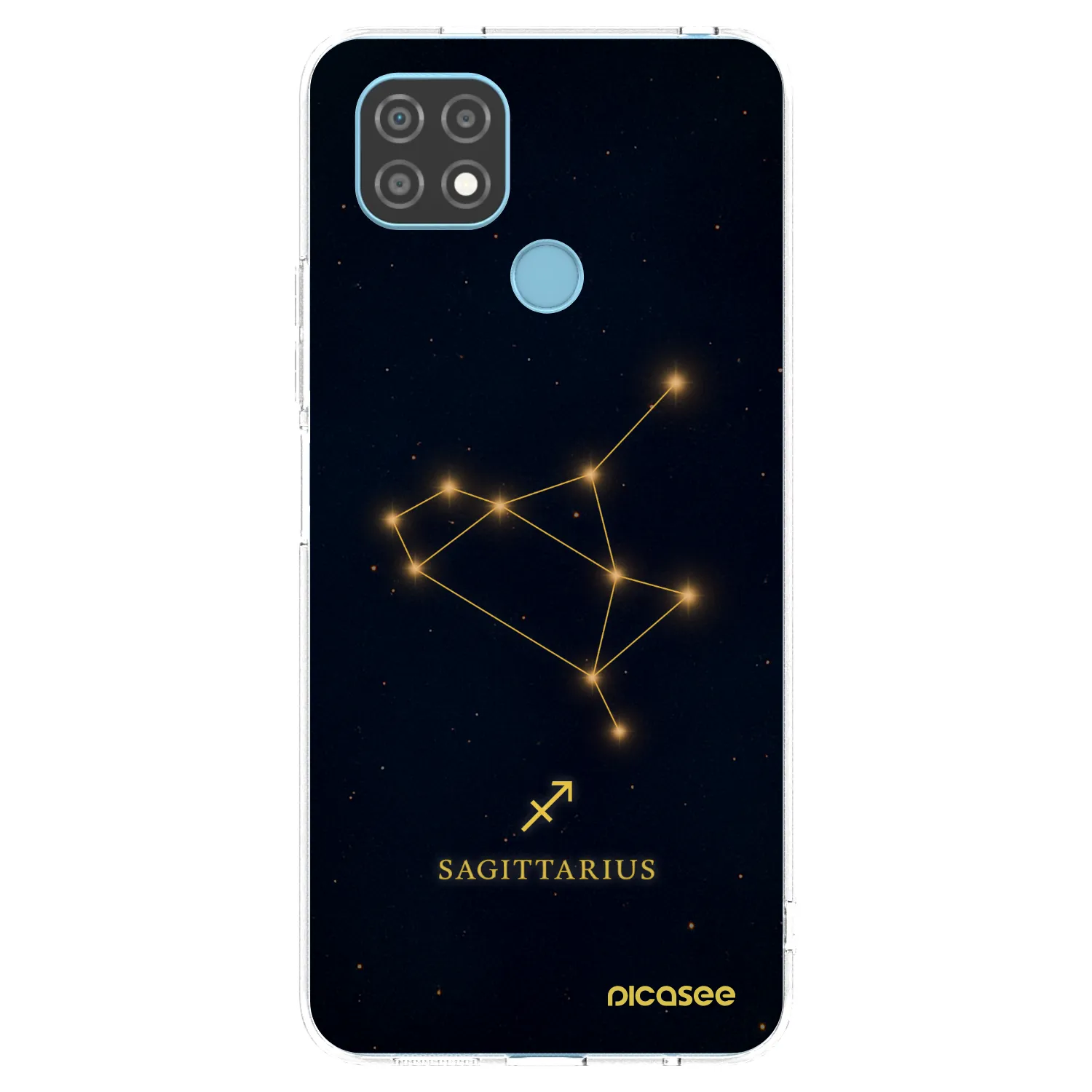 Picasee silikonski prozorni ovitek za Realme C21 - SAGITTARIUS