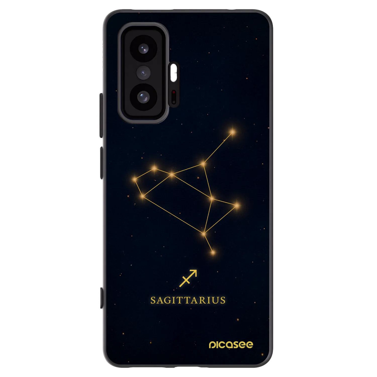 Picasee silikonski črni ovitek za Xiaomi 11T - SAGITTARIUS