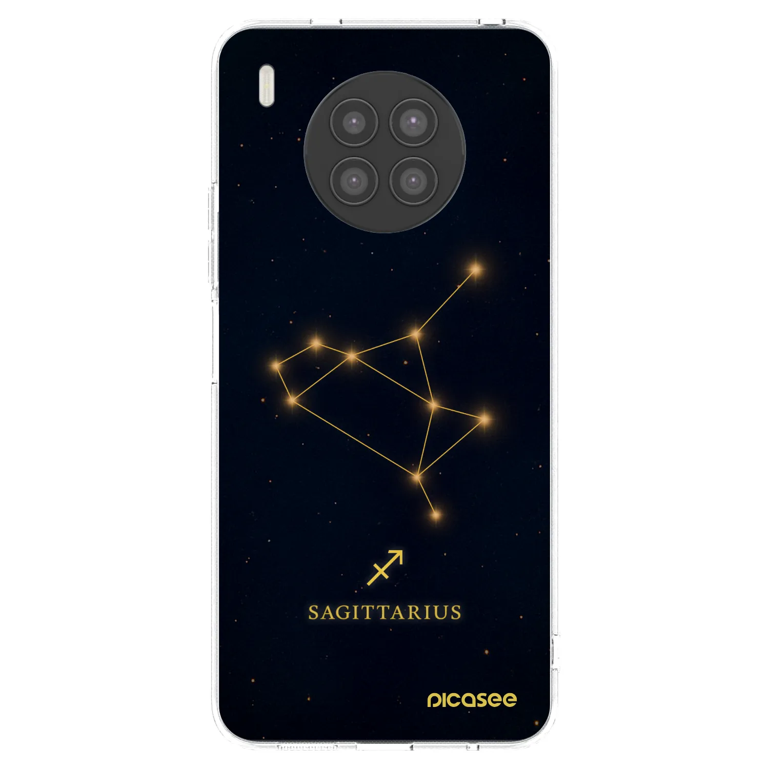 Picasee silikonski prozorni ovitek za Huawei Nova 8i - SAGITTARIUS