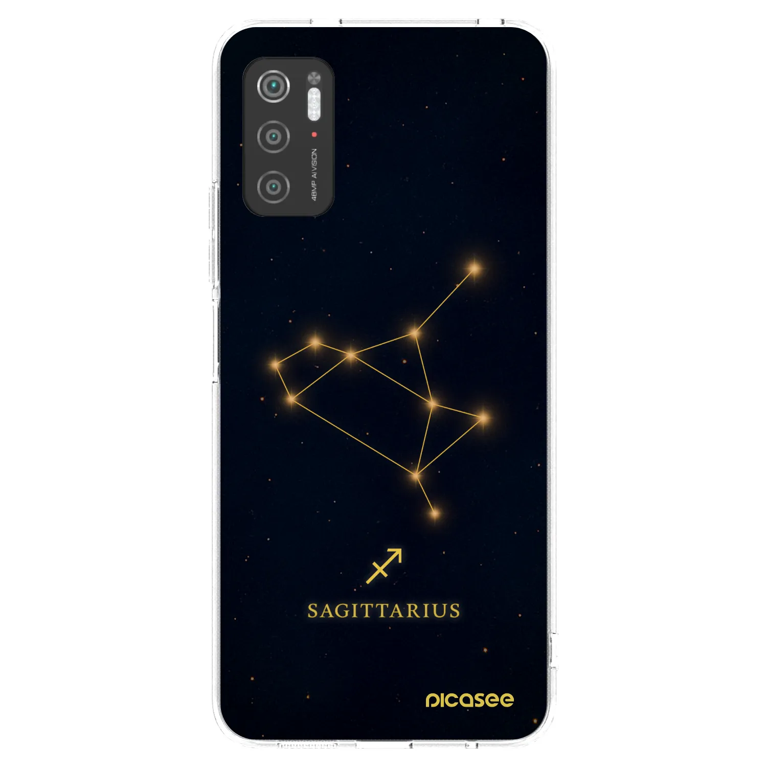 Picasee silikonski prozorni ovitek za Xiaomi Poco M3 Pro 5G - SAGITTARIUS