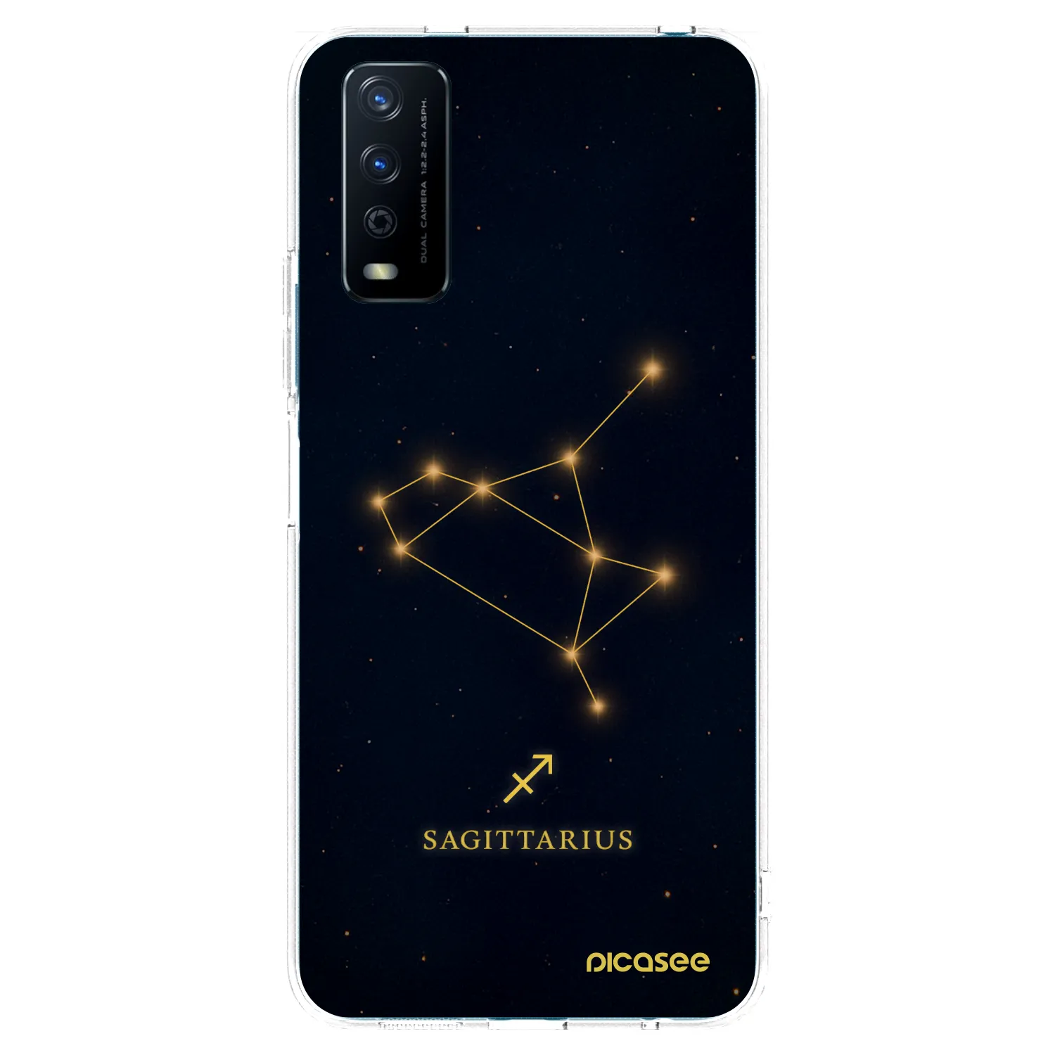 Picasee silikonski prozorni ovitek za Vivo Y11s - SAGITTARIUS