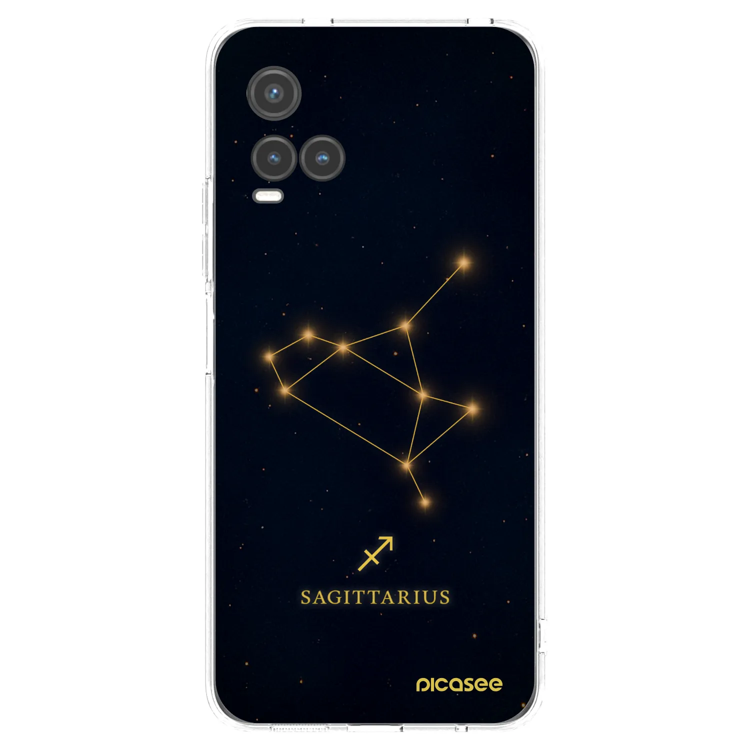 Picasee silikonski prozorni ovitek za Vivo Y33s - SAGITTARIUS