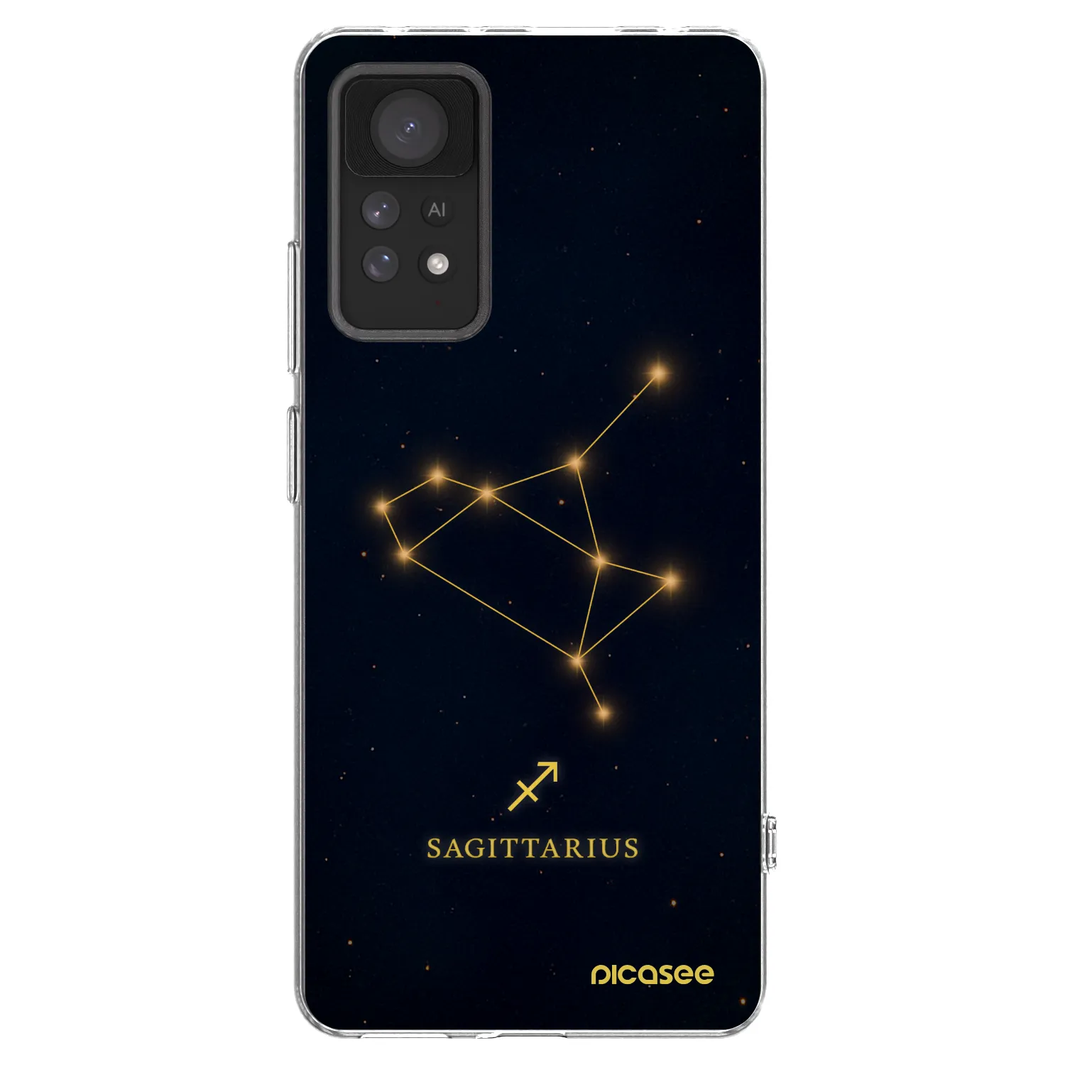 Picasee silikonski prozorni ovitek za Xiaomi Redmi Note 11 Pro 5G - SAGITTARIUS