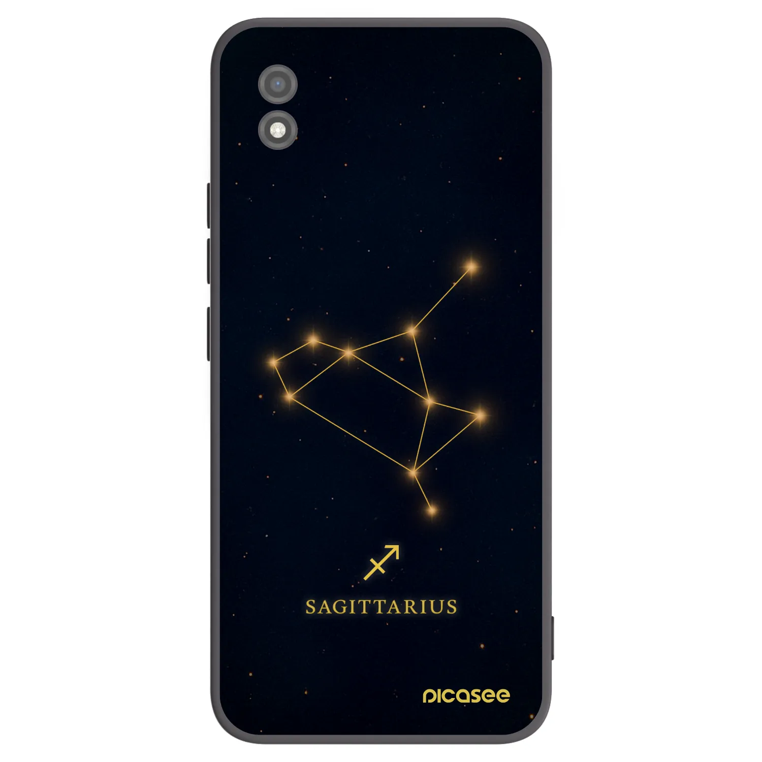 Picasee silikonski črni ovitek za Realme C11 (2021) - SAGITTARIUS