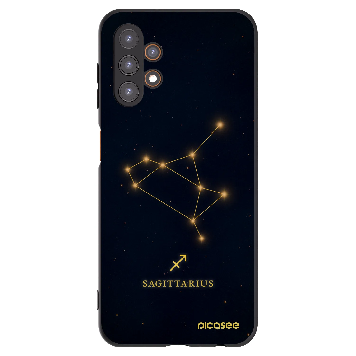 Picasee silikonski črni ovitek za Samsung Galaxy A13 4G A135 - SAGITTARIUS