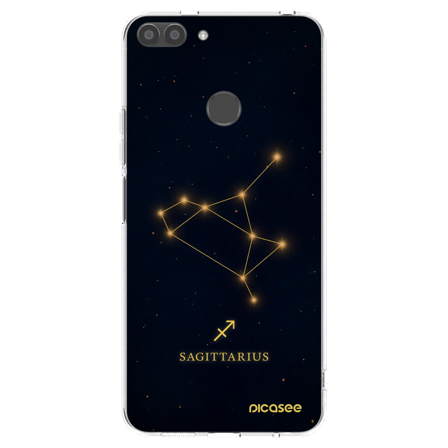 Picasee silikonski prozorni ovitek za Huawei P Smart - SAGITTARIUS