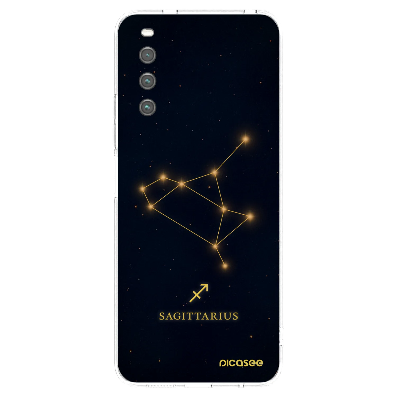 Picasee silikonski prozorni ovitek za Sony Xperia 10 IV 5G - SAGITTARIUS