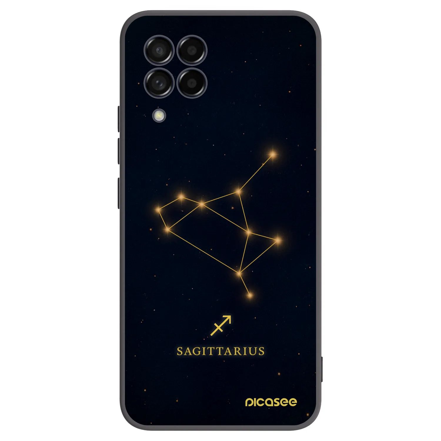 Picasee silikonski črni ovitek za Samsung Galaxy M53 5G - SAGITTARIUS