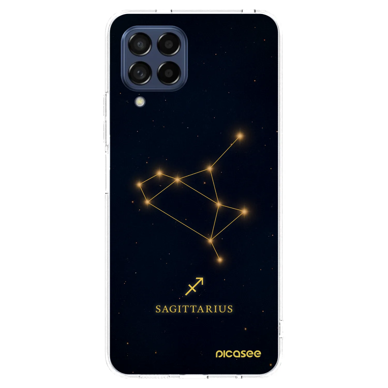 Picasee silikonski prozorni ovitek za Samsung Galaxy M53 5G - SAGITTARIUS