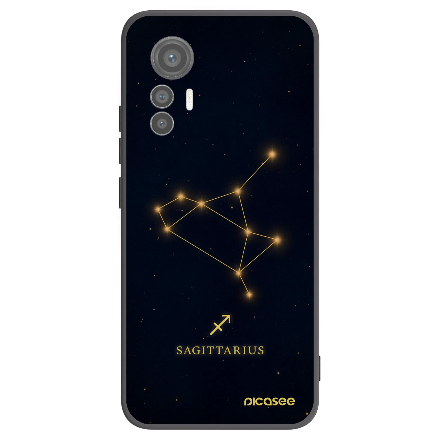 Picasee silikonski črni ovitek za Xiaomi 12 Lite - SAGITTARIUS