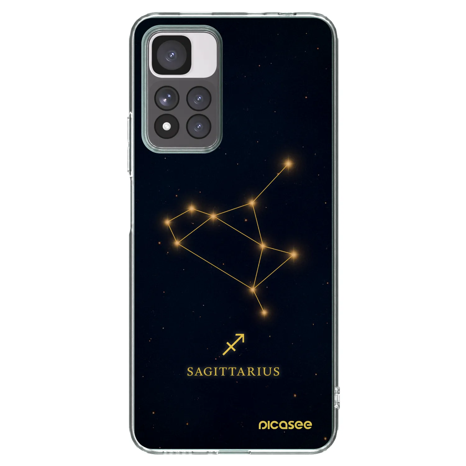 Picasee silikonski prozorni ovitek za Xiaomi Redmi Note 11 Pro+ 5G - SAGITTARIUS