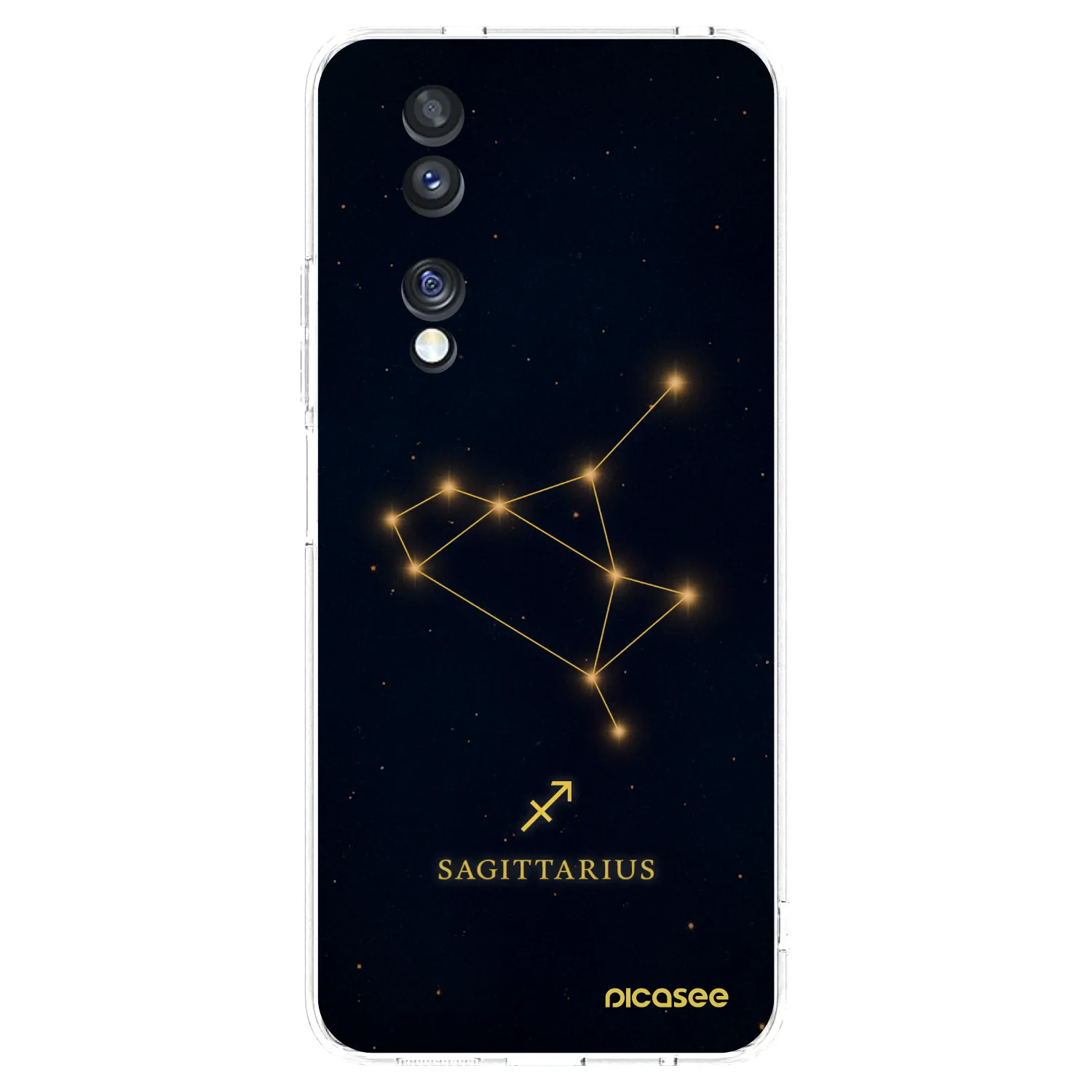 Picasee silikonski prozorni ovitek za Honor 70 - SAGITTARIUS
