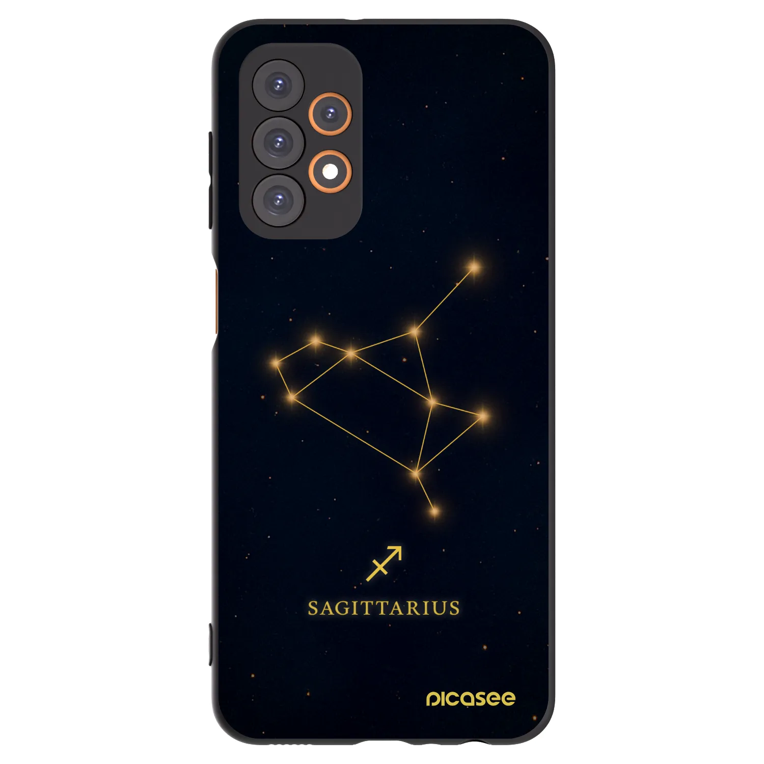 Picasee silikonski črni ovitek za Samsung Galaxy A23 A236B 5G - SAGITTARIUS