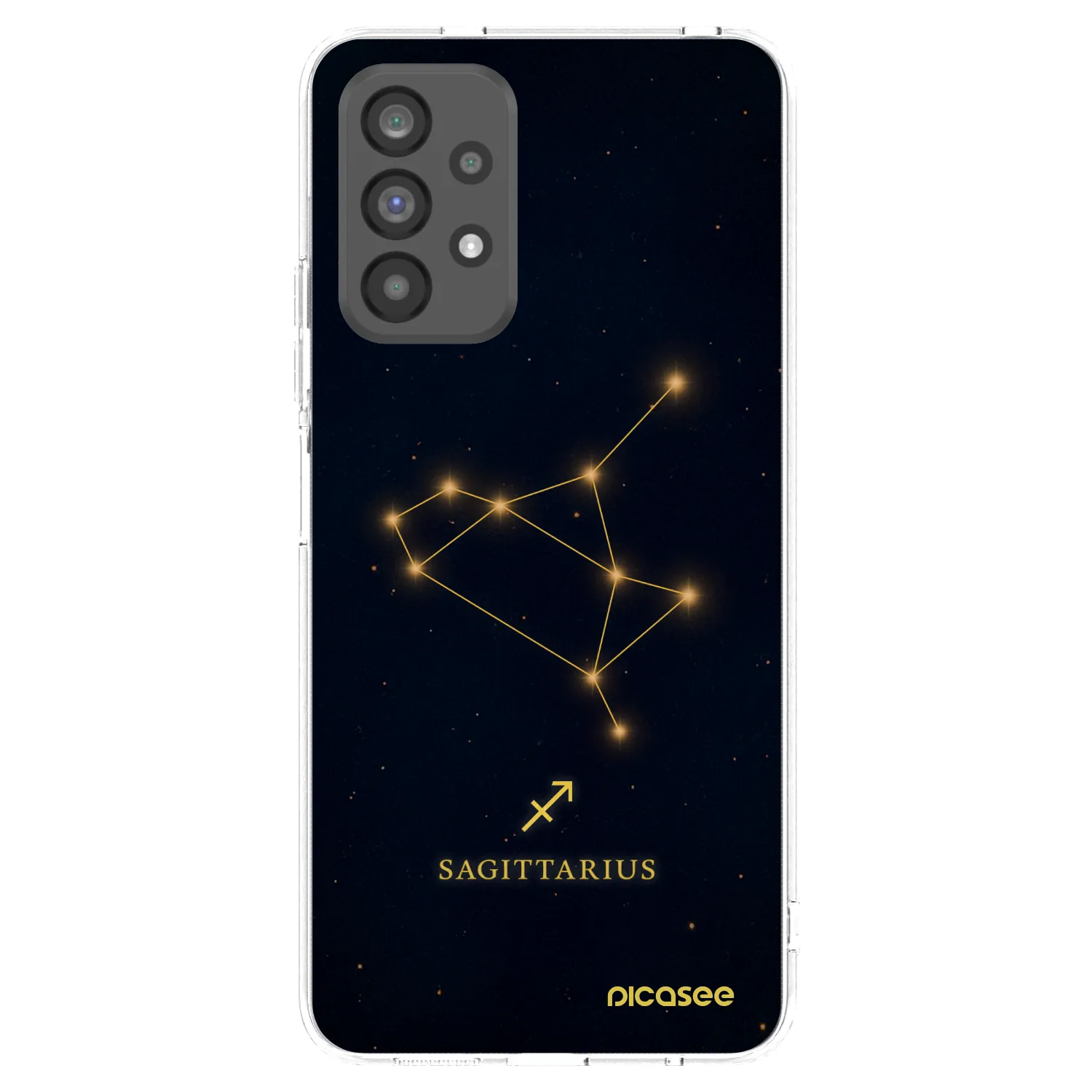 Picasee silikonski prozorni ovitek za Samsung Galaxy A73 5G - SAGITTARIUS